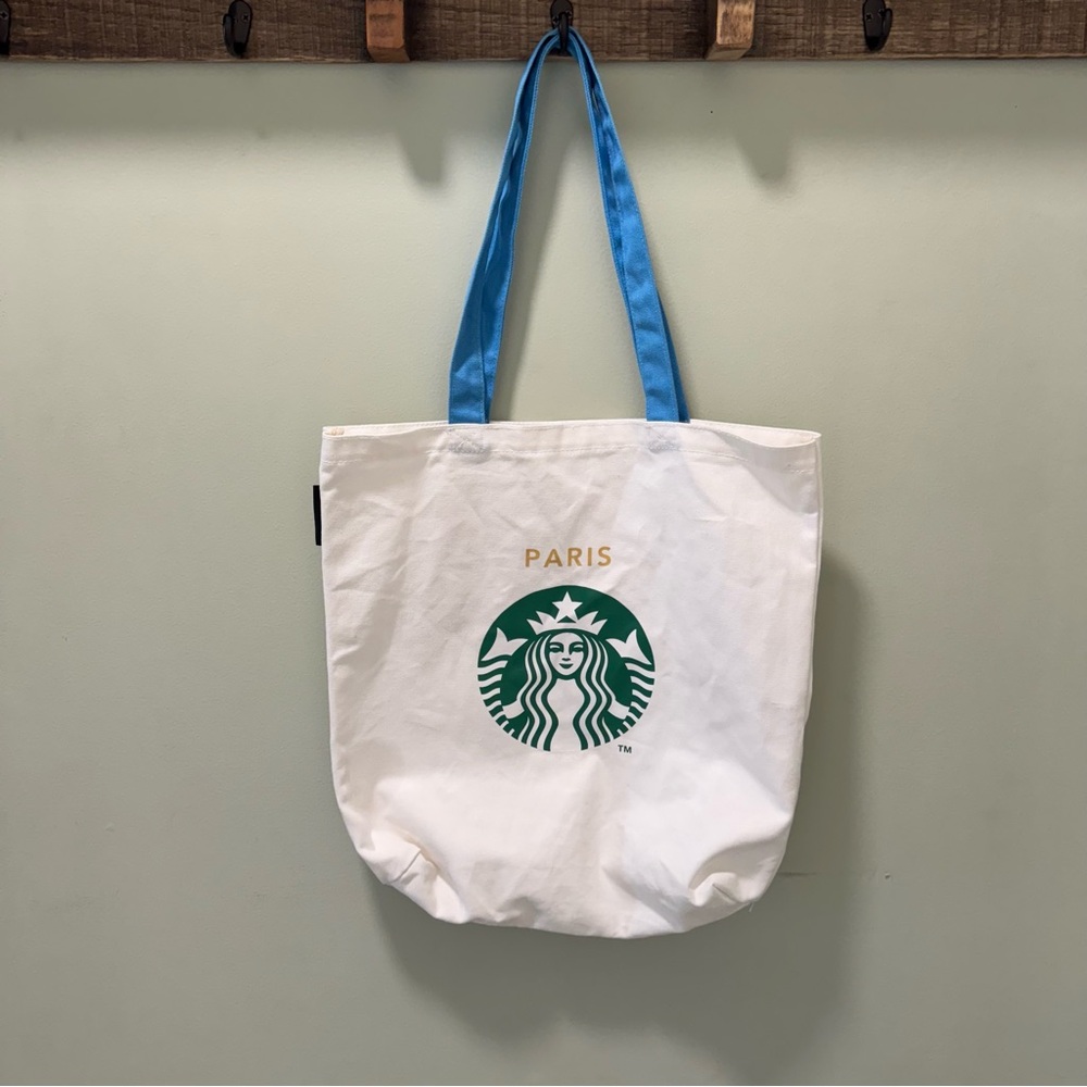 Starbucks 2024 Paris Olympic Exclusive Tote Bag Limited Edition